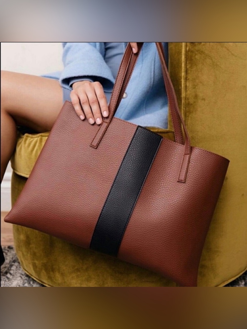 Vince Camuto Vegan Leather Luck Tote